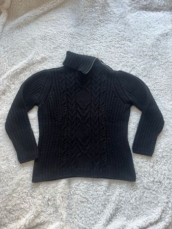 🖤 Pull torsadé noir taille S - Alain Manoukian 🖤