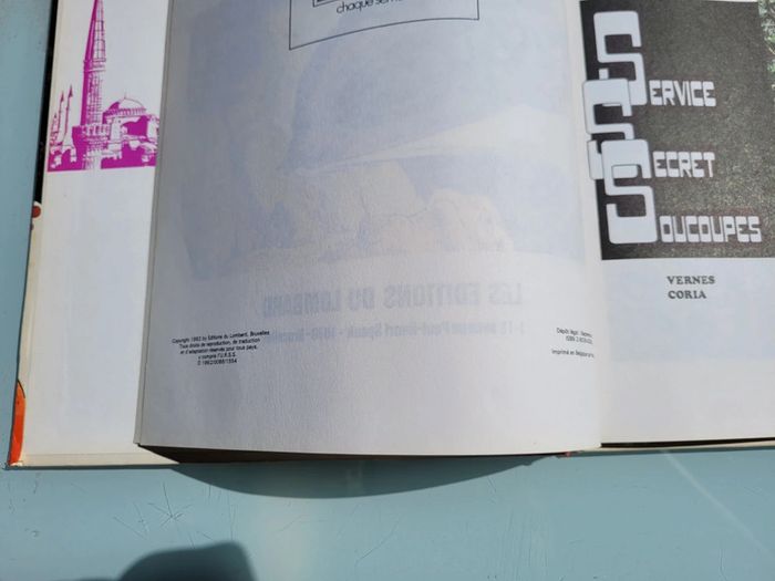 BD Bob Morane Service Secret Soucoupe EO cotée Lombard (17) - photo numéro 4