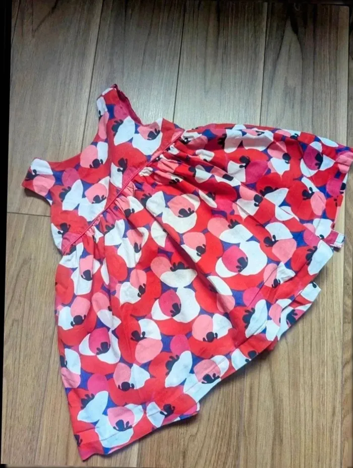 Robe sans manche fleurs