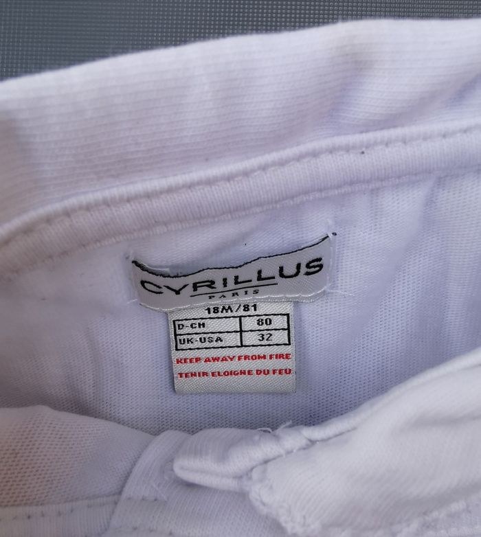 Blouse à col Claudine 18 mois fille cyrillus - photo numéro 3