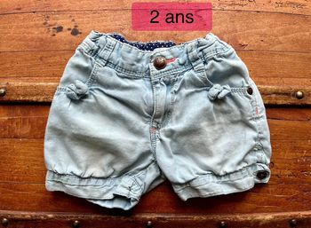Short en jean 2 ans