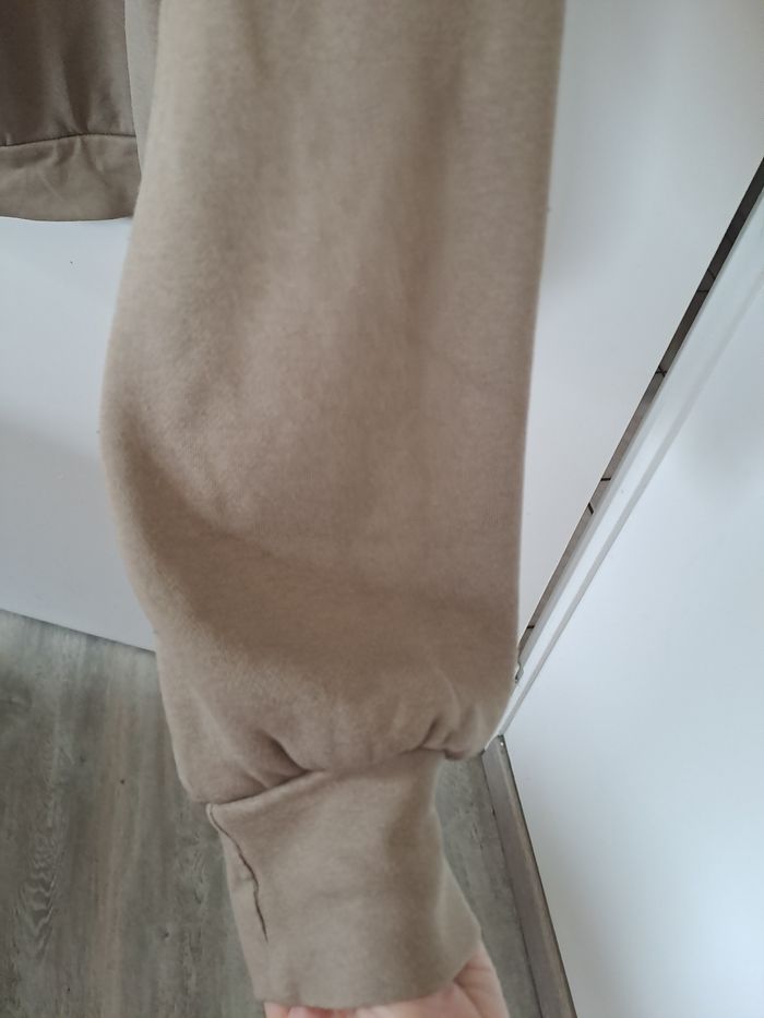 sweat à capuche kaki clair taille M marque zara - photo numéro 8