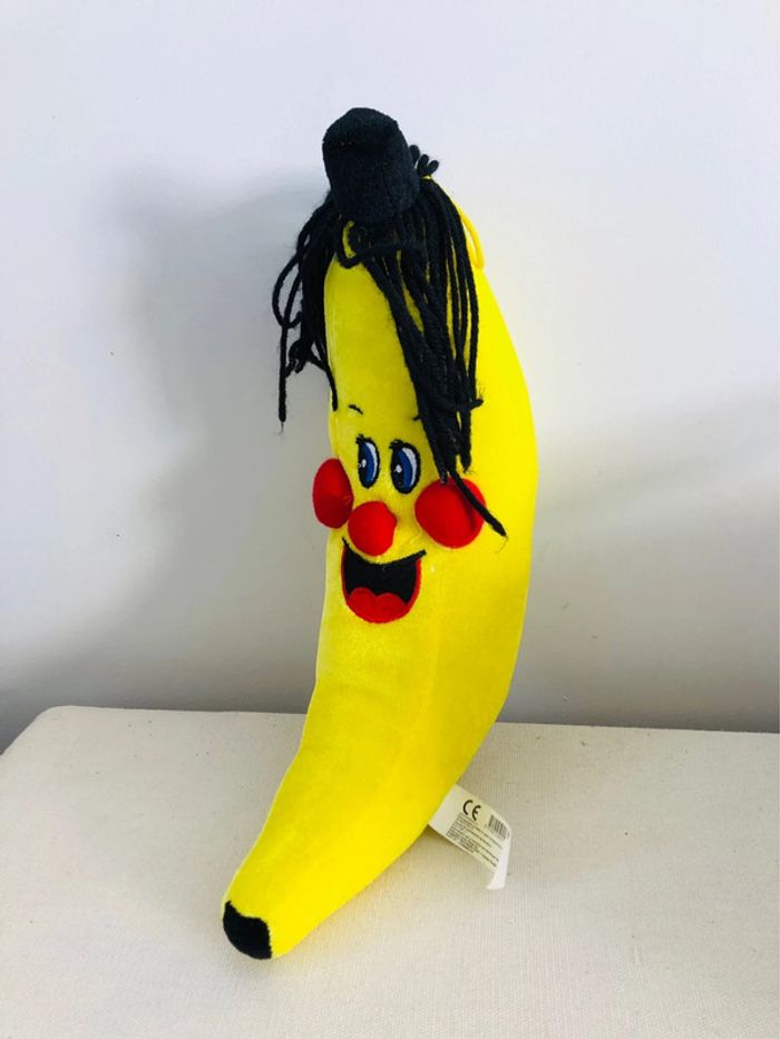 Peluche banane fruit rastaman neuve