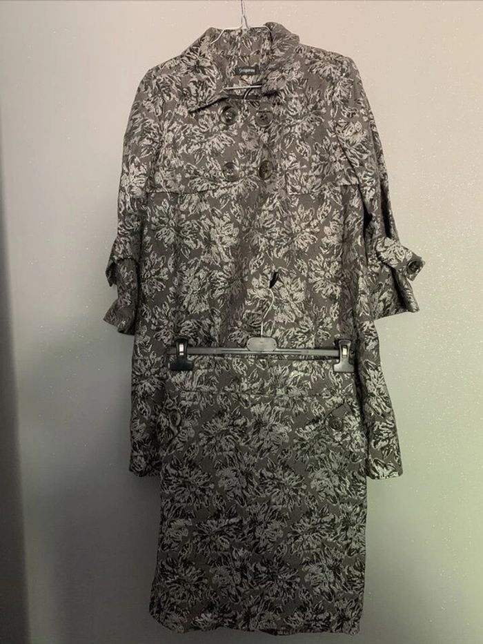 Ensemble Jupe + Veste Tailleur Gris Jupe T36 Veste T38 Sinequanone - photo numéro 2
