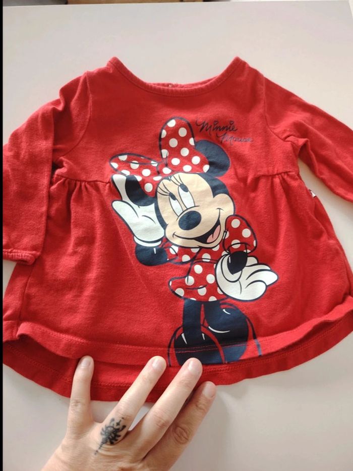 T-shirt long tunique Disney 3 mois