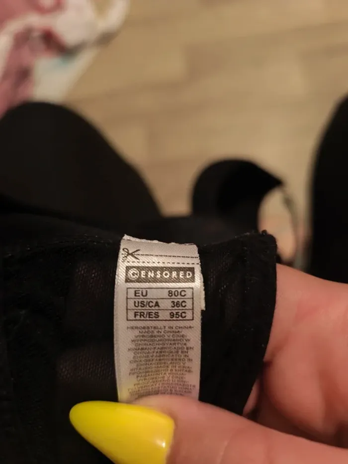 Soutien gorge brassière marque censored taille 95 C - photo numéro 3