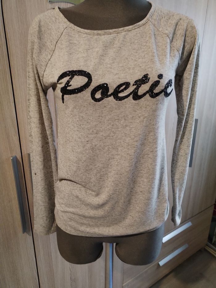T-shirt femme manches longues taille 38