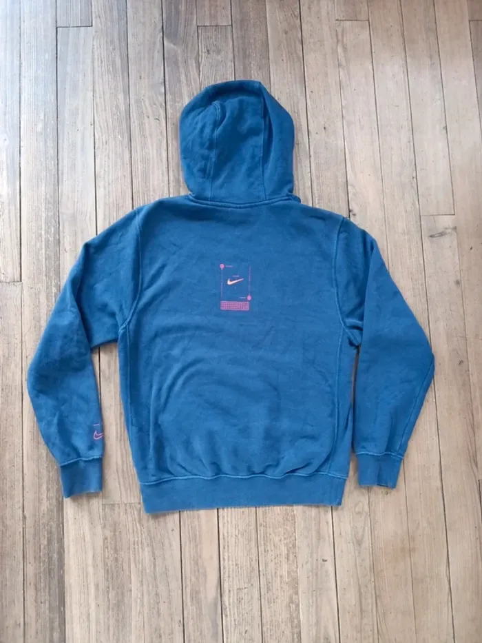 Sweat à capuche nike bleu S - photo numéro 2
