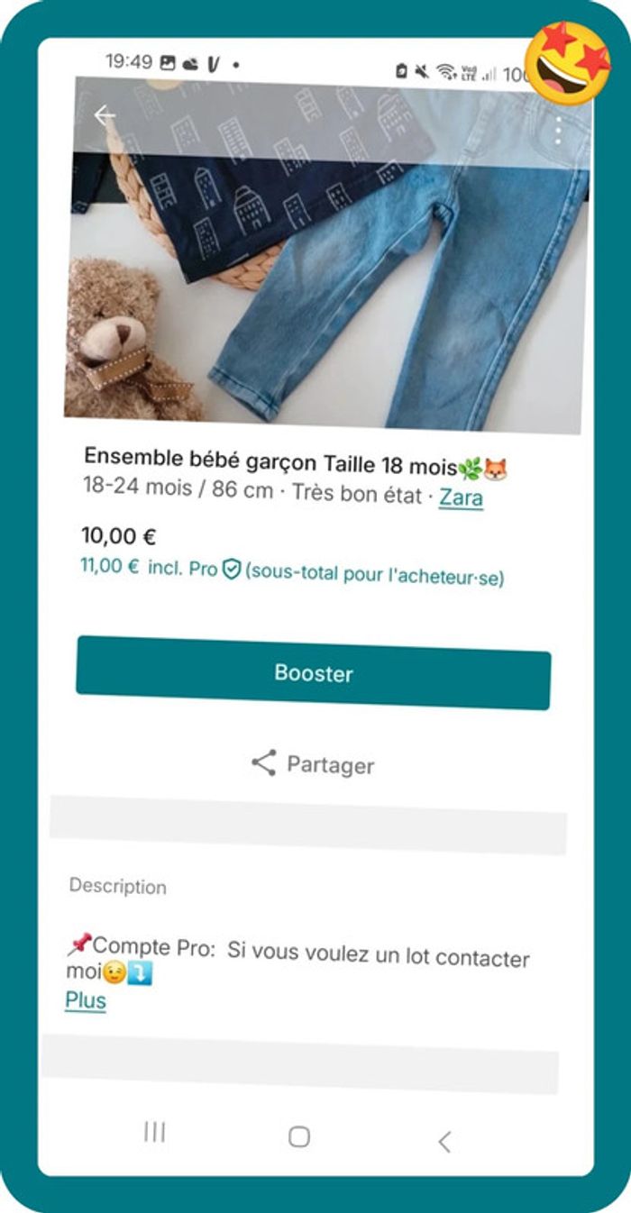 Ensemble bébé garçon Taille 18 mois🌿💝 - photo numéro 8