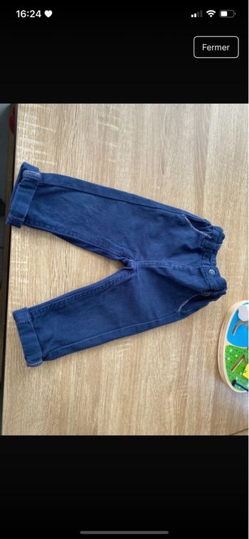 Pantalon jeans mes petits cailloux 