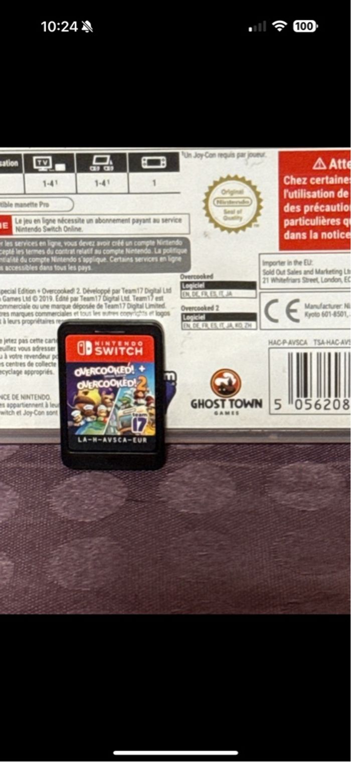 Jeu Nintendo Switch Overcooked - photo numéro 4