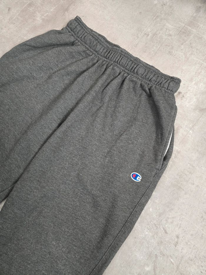 Jogging Champion gris foncé logo brodé taille M confort streetwear - photo numéro 3