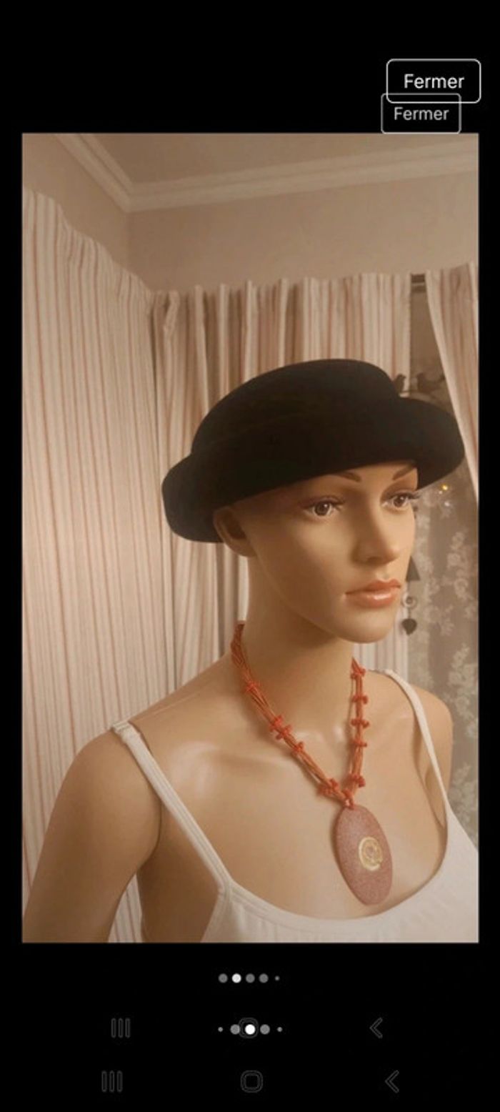 Chapeau H&M 58cm taille L 100% laine 58cm - photo numéro 3