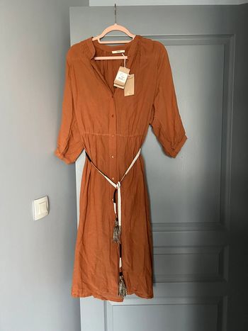 Robe Sessun Cometa brique T. L neuve