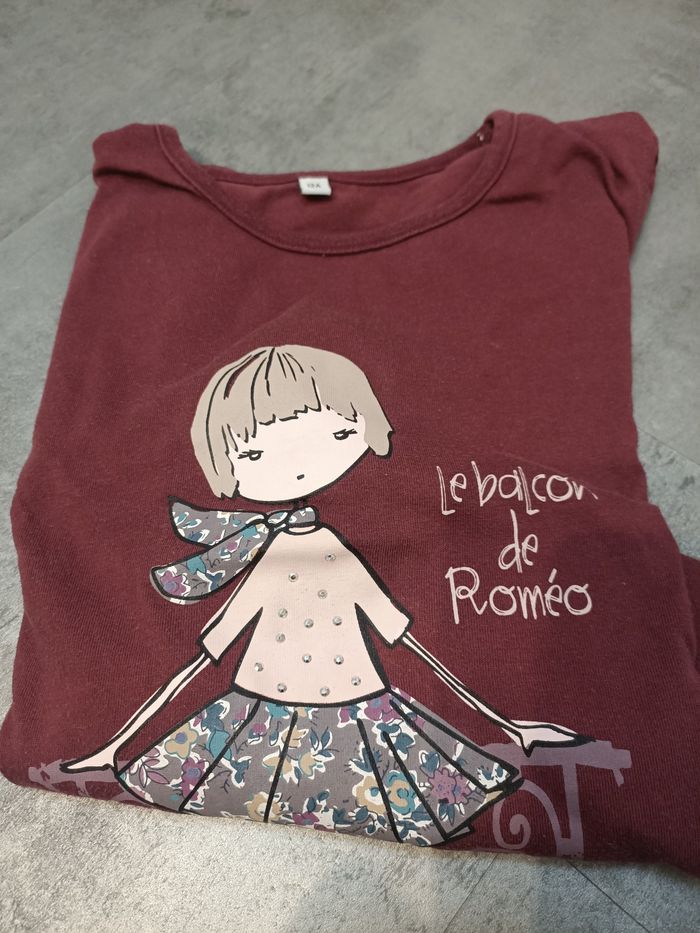 Lot  t-shirt manches longues 12ans - photo numéro 2