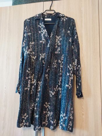 Robe grossesse bleue