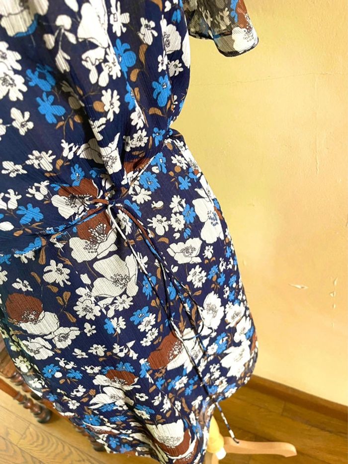 Robe Évasée avec Motif Floral - mango - Taille L - photo numéro 14