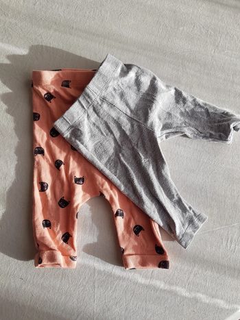 Lot de 2 pantalons fille 3 mois