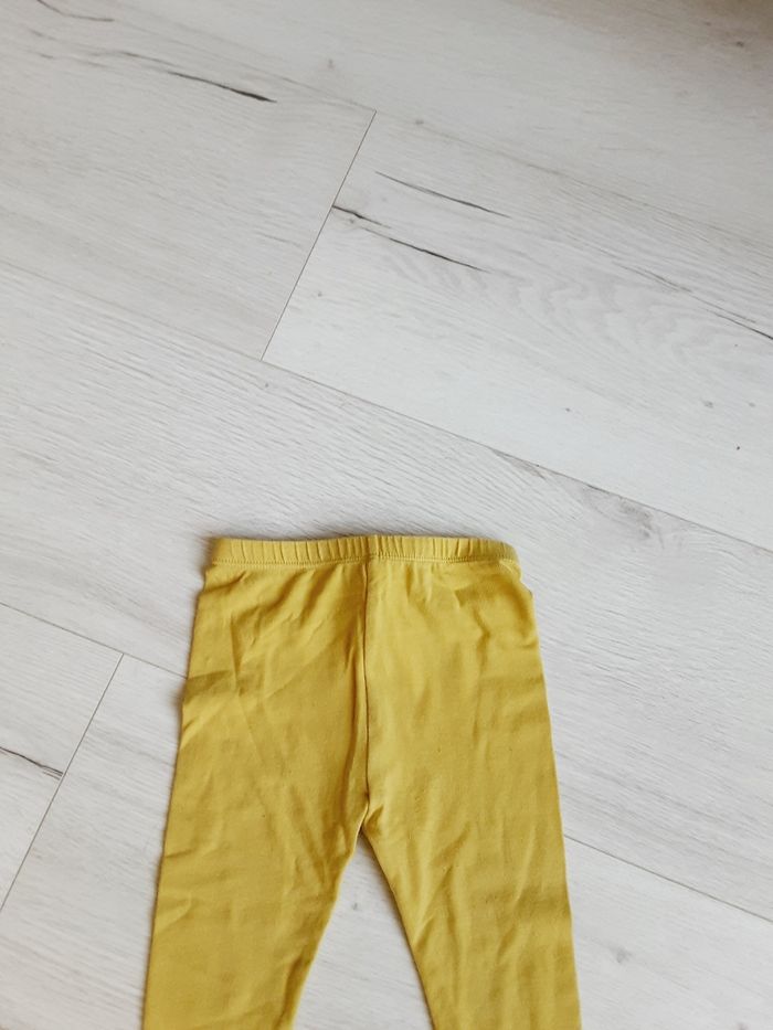 Vêtement bébé fille pantalon legging jaune Obaïbi 6 mois - photo numéro 2