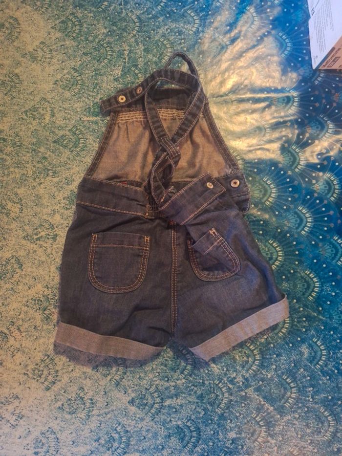 Salopette short 3 mois 59 cm - photo numéro 2