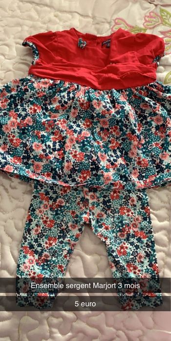 Ensemble sergent majort  3 mois