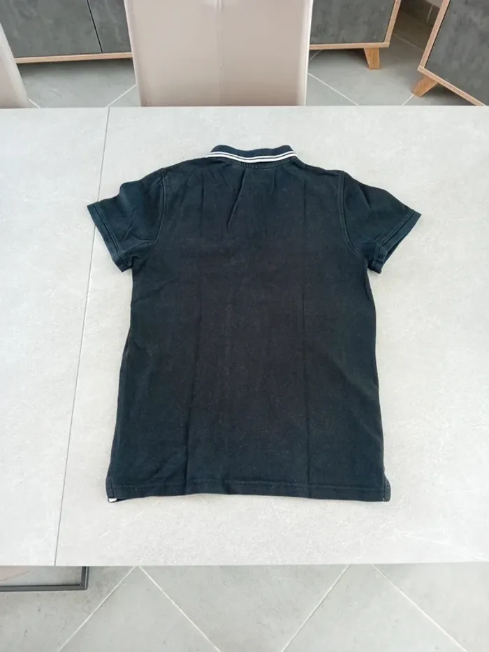 Polo Noir et Blanc taille 16 ans - photo numéro 3