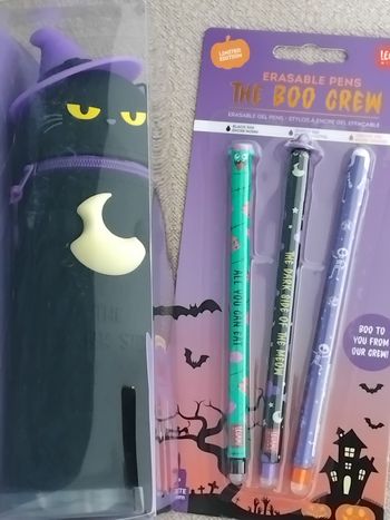 Stylos et trousse Halloween 🎃 