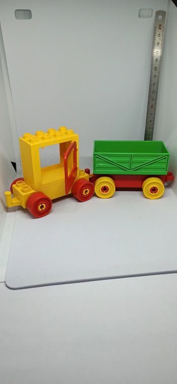 Wagon et remorque lego duplo vintage