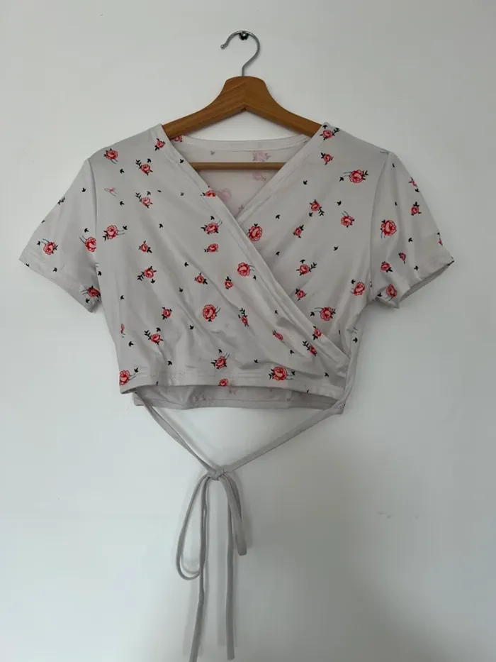 Tee shirt à nouer femme Shein