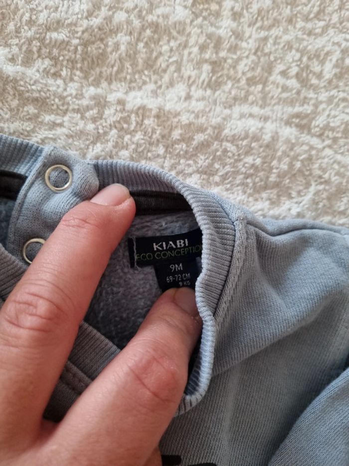 Sweat-shirt kiabi gris - photo numéro 3