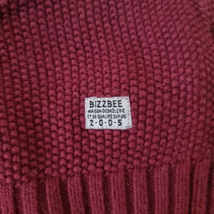 Pull Homme Bordeaux - Bizzbee - photo numéro 3