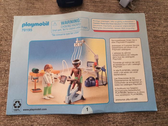 Kinésithérapeute playmobil 70195 - photo numéro 5