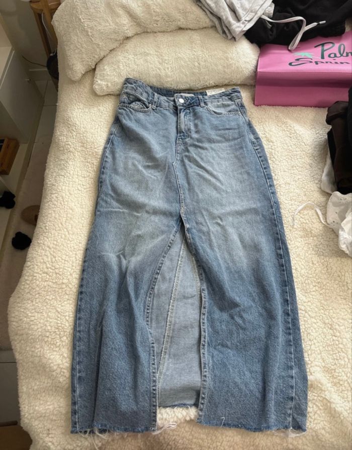 Jupe longue en jean