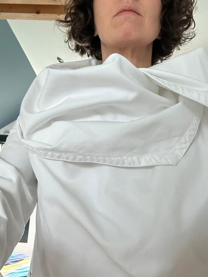 Veste drapée blanche Ekyog idéal veste de cérémonie - photo numéro 9