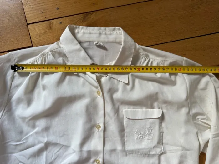 Chemise blanche vintage en tres bon état taille 40 - photo numéro 5