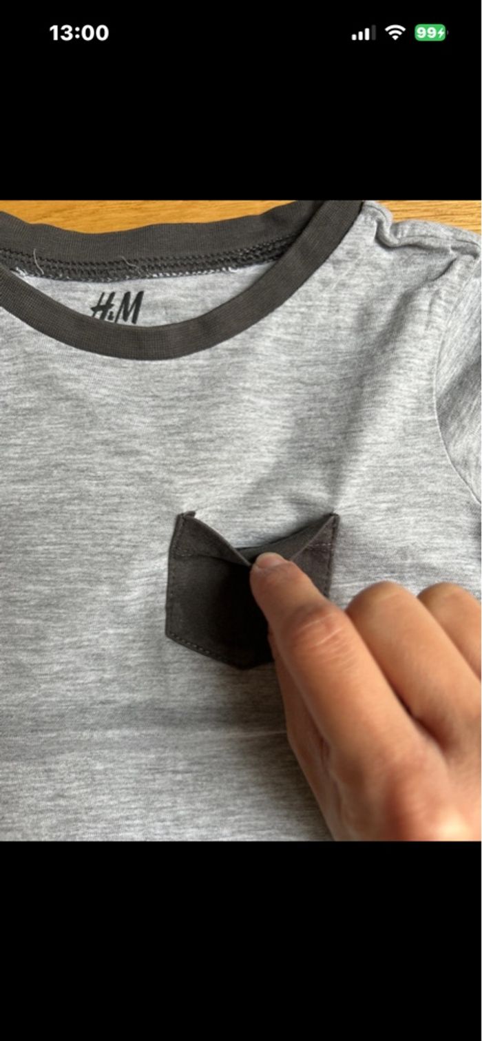 Lot de 2 t-shirts manches longues bébé garçon H&M - photo numéro 5