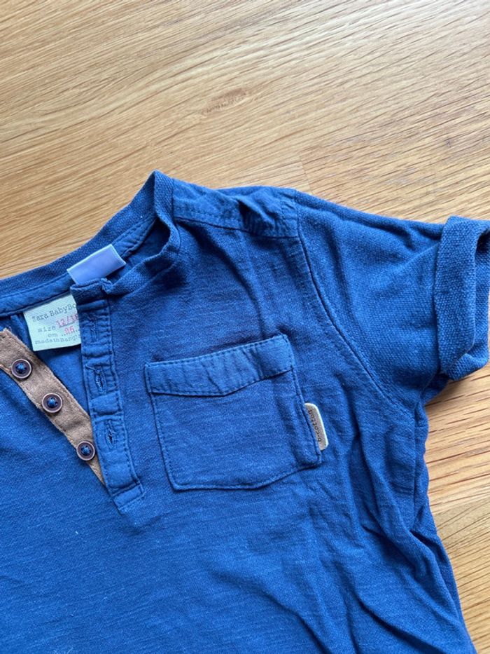 Zara babyboy - T-shirt manches courtes 12 mois - photo numéro 3