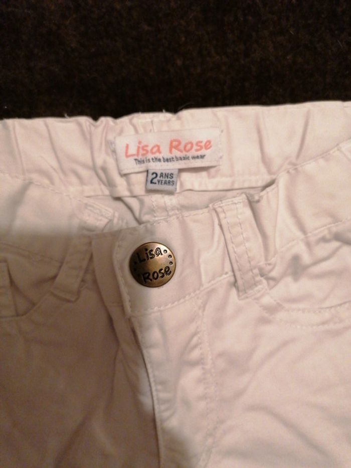 Pantalon blanc Lisa Rose 24mois - photo numéro 2