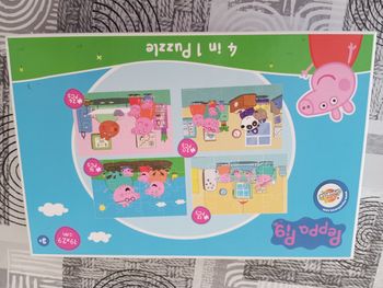 4 puzzles Peppa pig