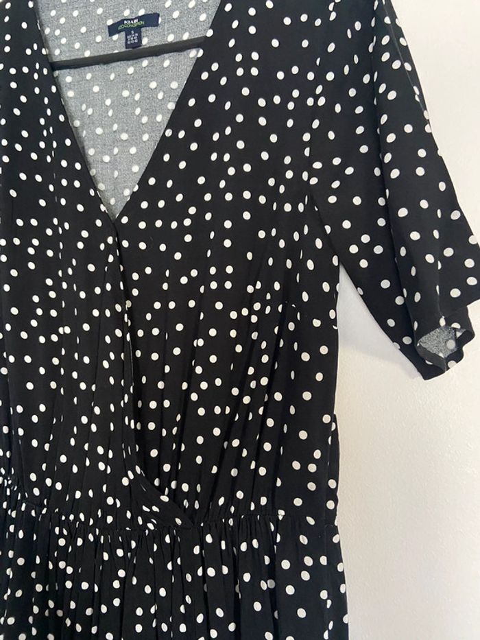 Robe Kiabi noire à pois blancs - photo numéro 7