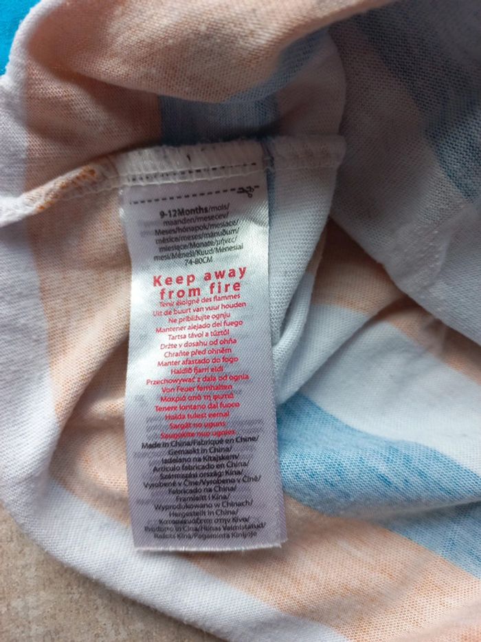 Tee-shirt manches longues 9/12 mois - photo numéro 2