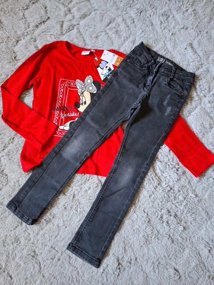 Magnifique ensemble skinny et haut 6/8 ans 🌺 tape à l'œil 🌺 excellent état - photo numéro 4