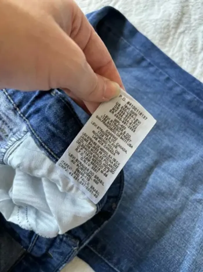 Jean Levi’s Demi Curve Bootcut évasé femme W32 XL/42 bleu  Rare modèle US années 2000 y2k - photo numéro 11