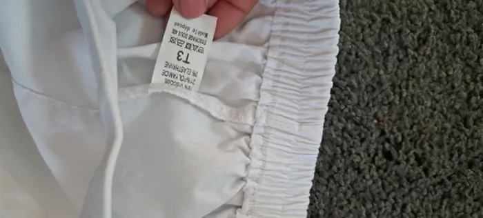 Bermuda blanc, taille 3 - photo numéro 3