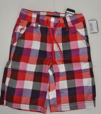 Bermuda à carreaux enfant 3 ans NEUF étiquette