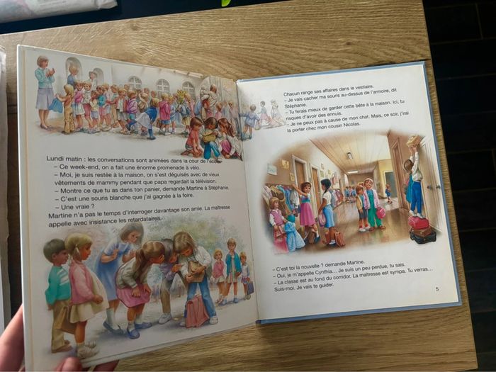 Livre Vintage Martine à l’école pour Enfants - photo numéro 5