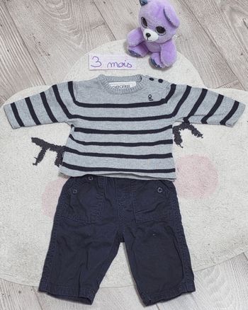Ensemble bébé garçon 3 mois
