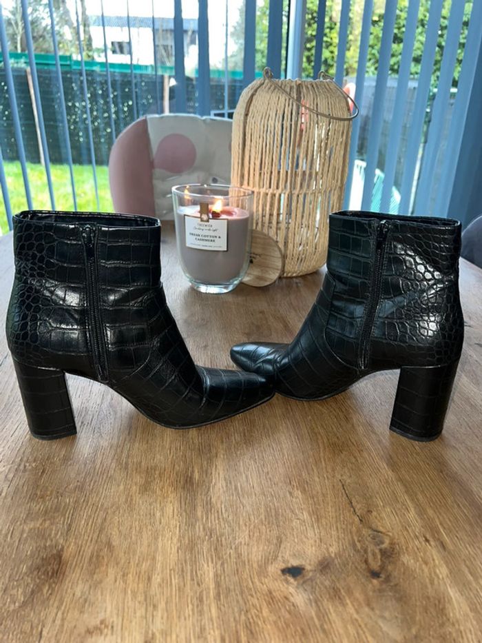 Bottines noires 37 Mango 🌸 - photo numéro 4