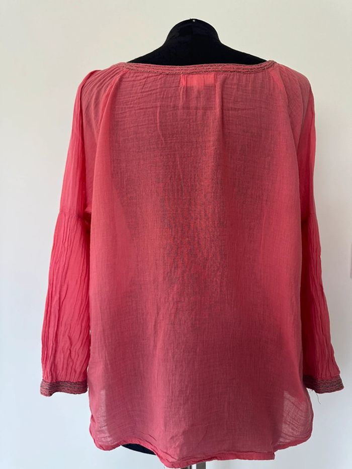 Blouse légère rose - photo numéro 5