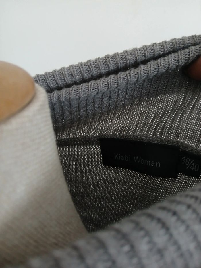 Pull gris Taille L🌿💝 - photo numéro 5